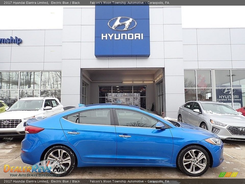 2017 Hyundai Elantra Limited Electric Blue / Black Photo #1