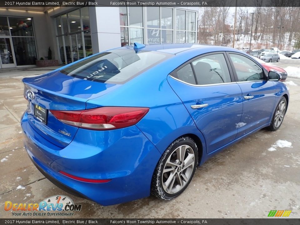 2017 Hyundai Elantra Limited Electric Blue / Black Photo #2