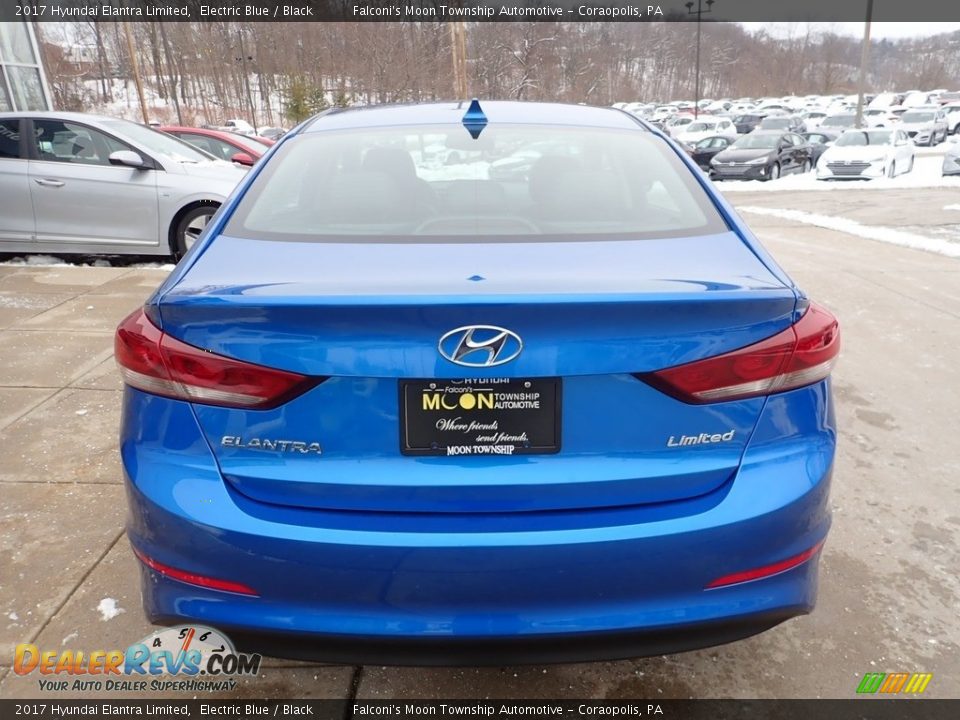 2017 Hyundai Elantra Limited Electric Blue / Black Photo #3