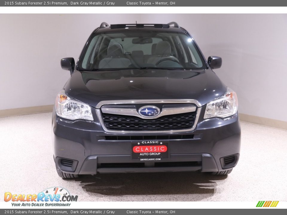 2015 Subaru Forester 2.5i Premium Dark Gray Metallic / Gray Photo #2