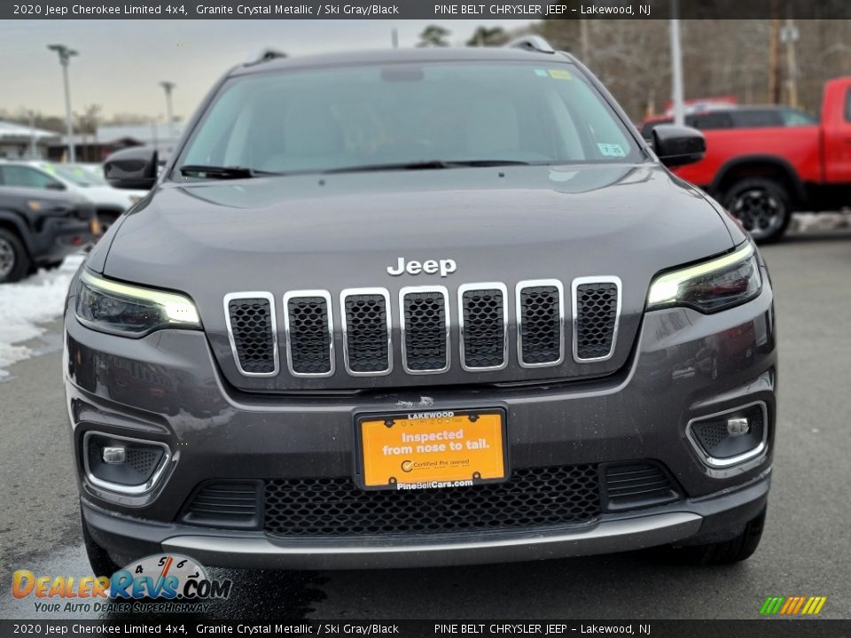 2020 Jeep Cherokee Limited 4x4 Granite Crystal Metallic / Ski Gray/Black Photo #15