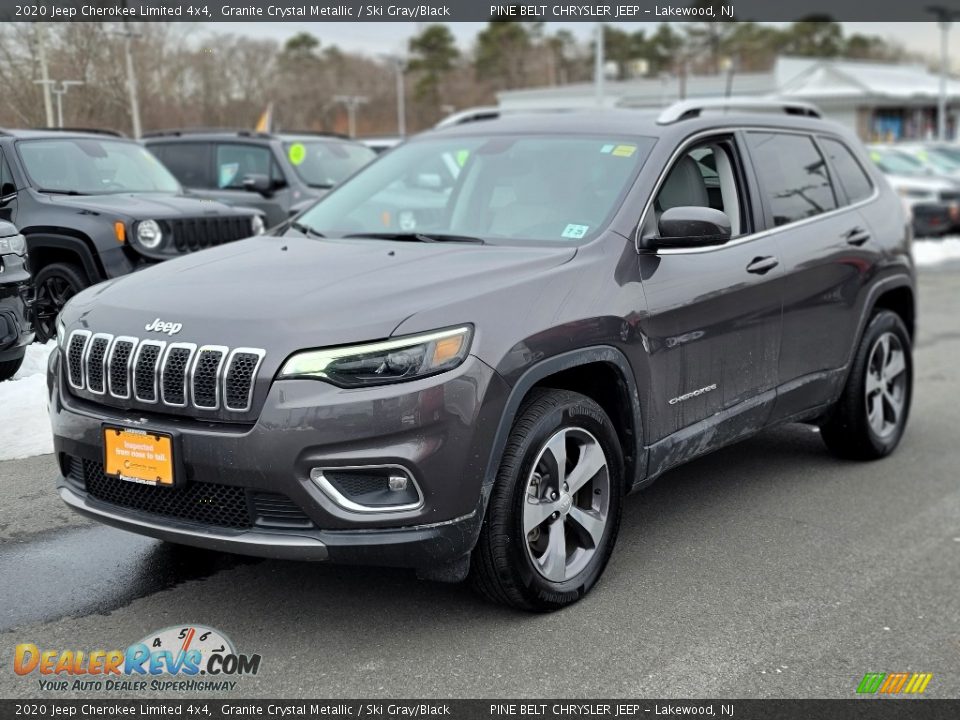 2020 Jeep Cherokee Limited 4x4 Granite Crystal Metallic / Ski Gray/Black Photo #16