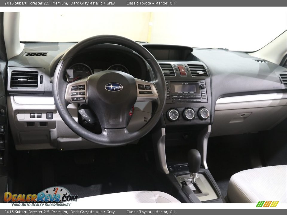 2015 Subaru Forester 2.5i Premium Dark Gray Metallic / Gray Photo #6