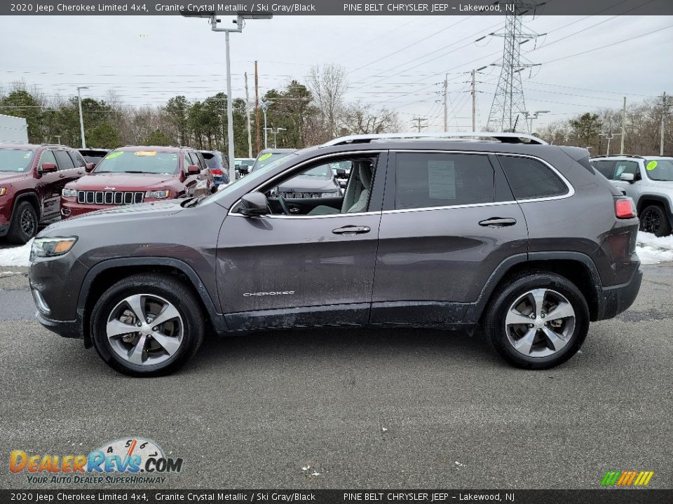 2020 Jeep Cherokee Limited 4x4 Granite Crystal Metallic / Ski Gray/Black Photo #17