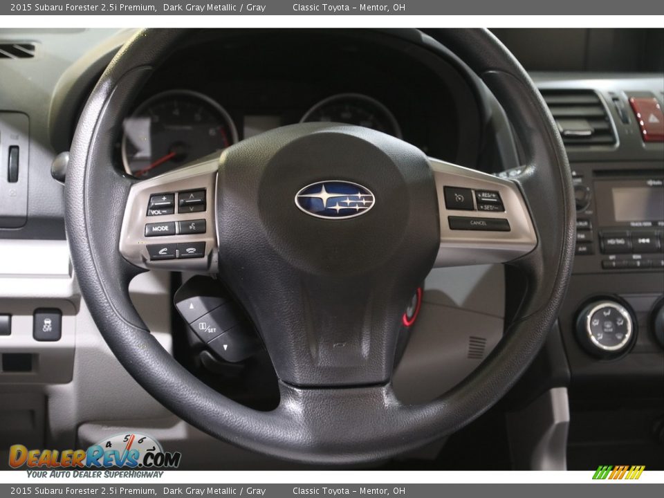 2015 Subaru Forester 2.5i Premium Dark Gray Metallic / Gray Photo #7