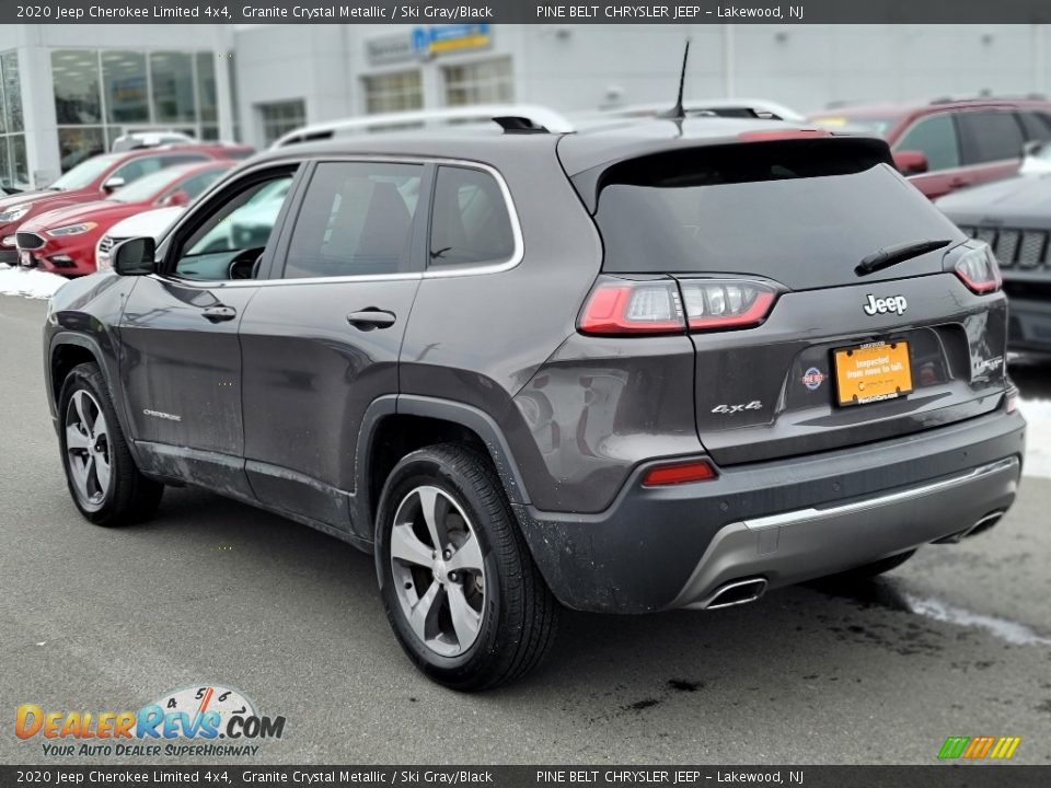 2020 Jeep Cherokee Limited 4x4 Granite Crystal Metallic / Ski Gray/Black Photo #18