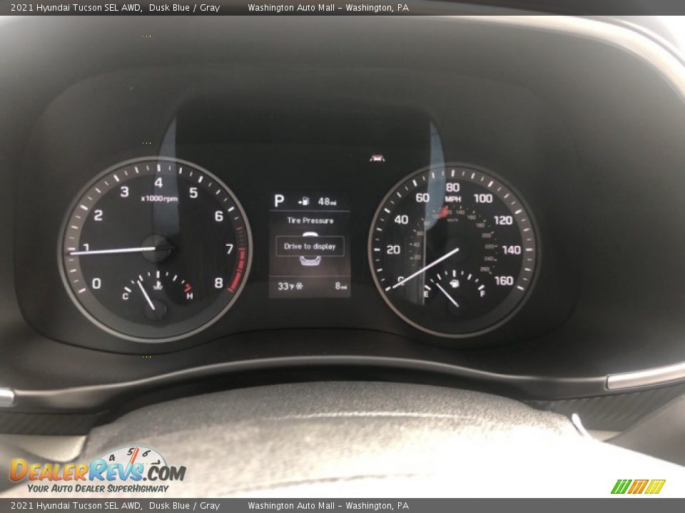 2021 Hyundai Tucson SEL AWD Dusk Blue / Gray Photo #5