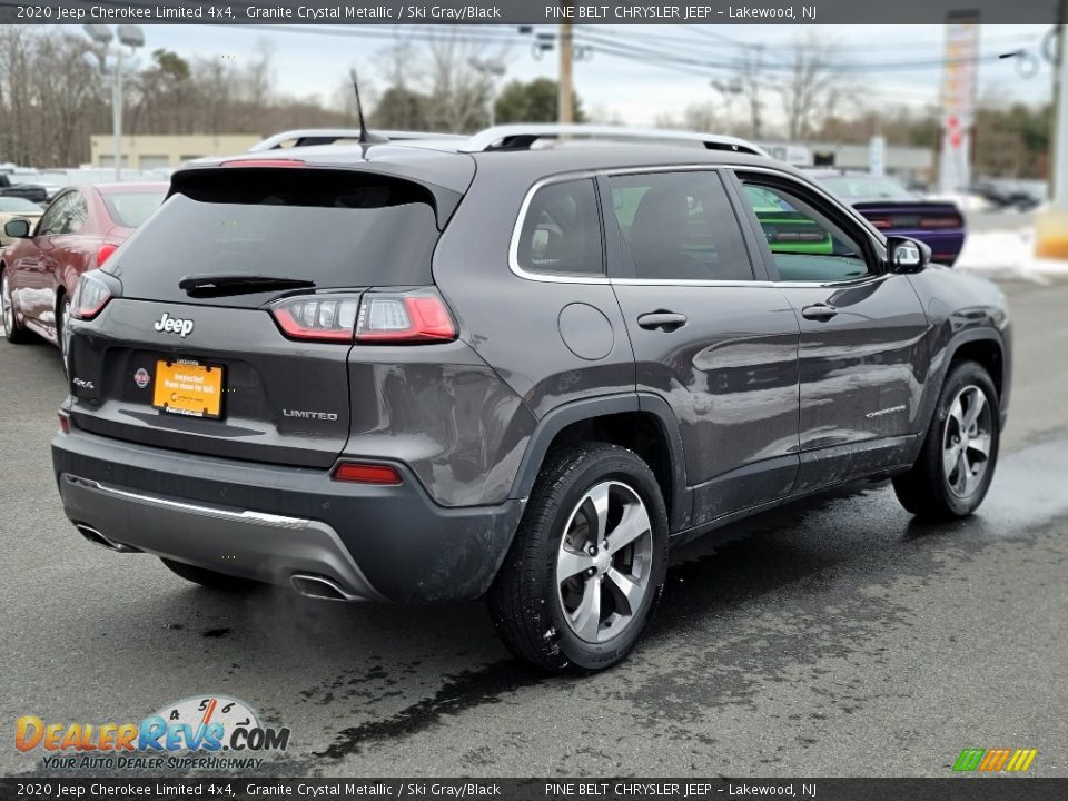 2020 Jeep Cherokee Limited 4x4 Granite Crystal Metallic / Ski Gray/Black Photo #20