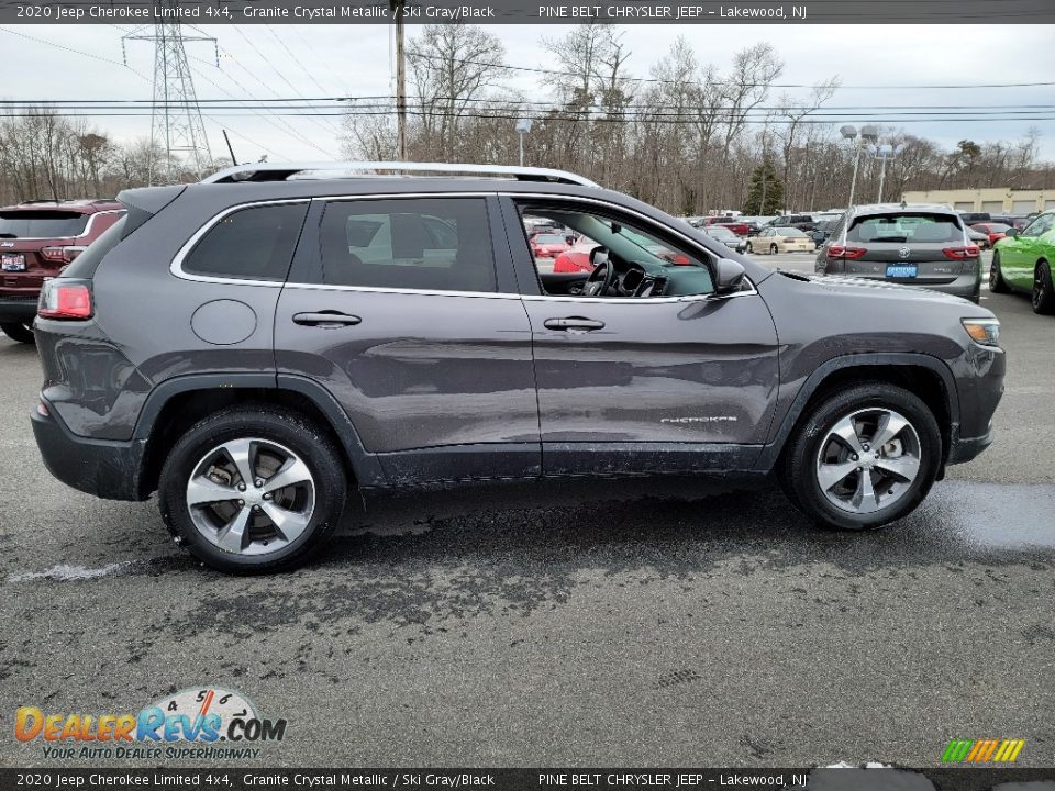 2020 Jeep Cherokee Limited 4x4 Granite Crystal Metallic / Ski Gray/Black Photo #21