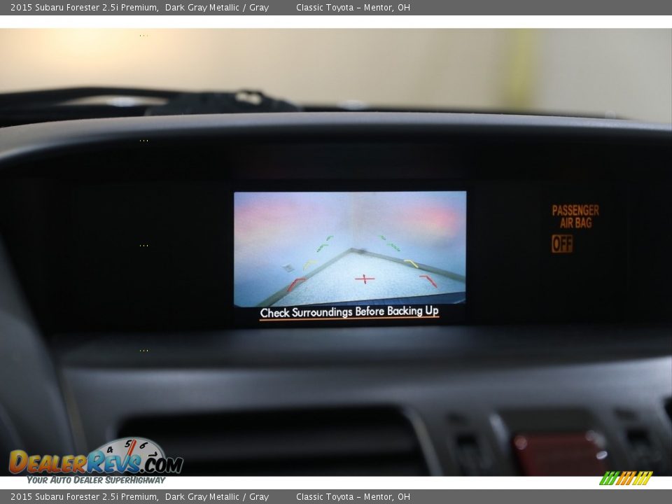 2015 Subaru Forester 2.5i Premium Dark Gray Metallic / Gray Photo #12