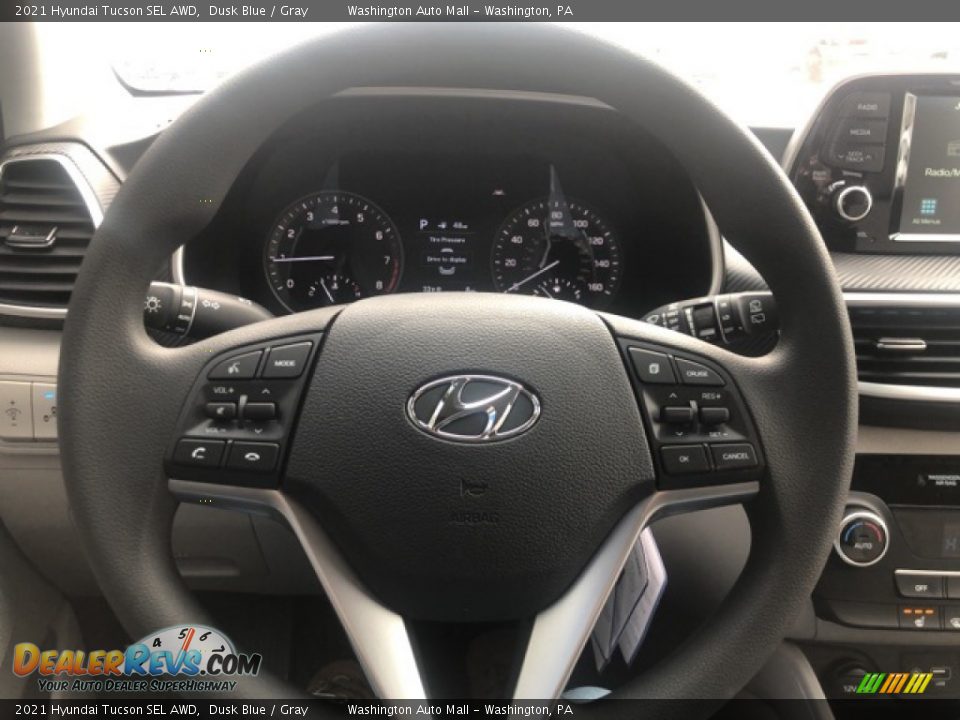 2021 Hyundai Tucson SEL AWD Dusk Blue / Gray Photo #10