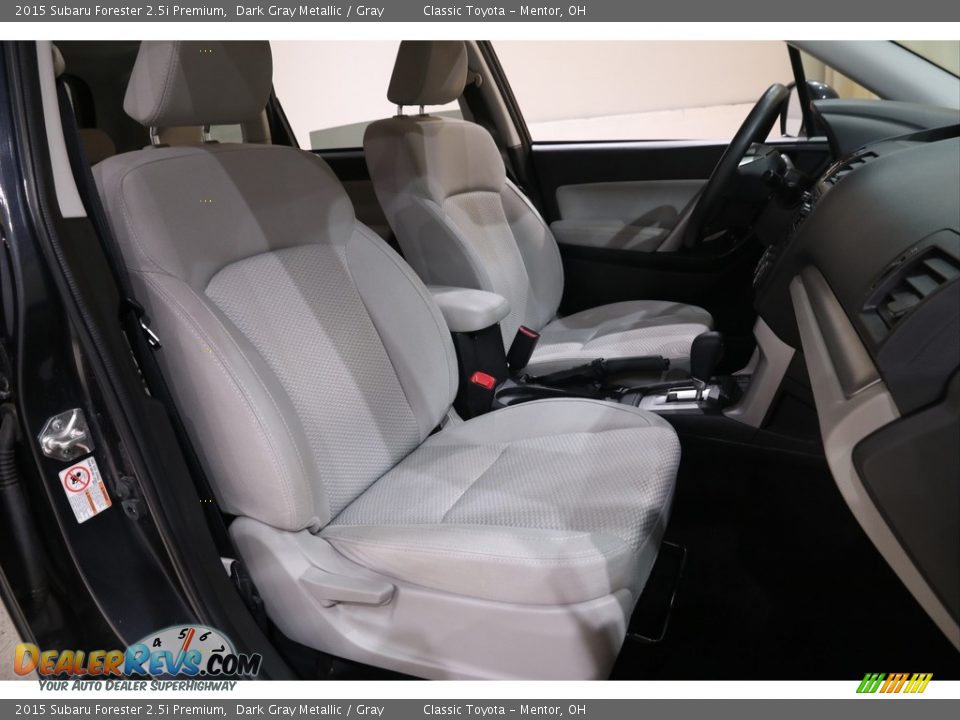 2015 Subaru Forester 2.5i Premium Dark Gray Metallic / Gray Photo #15