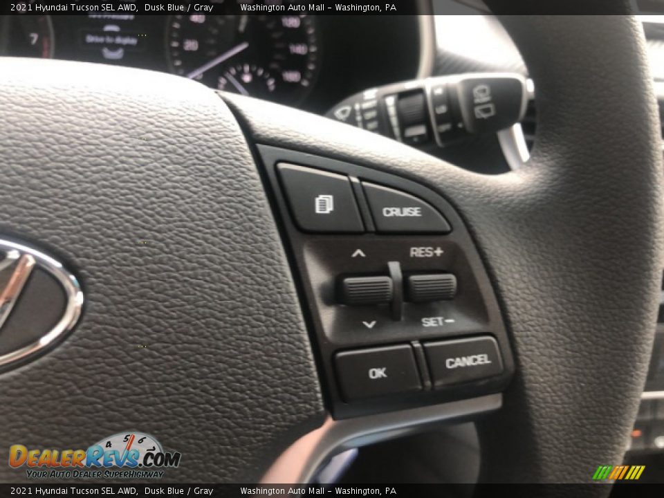 2021 Hyundai Tucson SEL AWD Dusk Blue / Gray Photo #12
