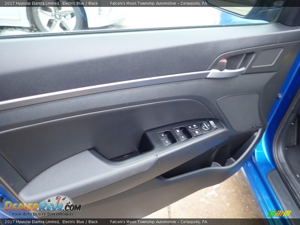 2017 Hyundai Elantra Limited Electric Blue / Black Photo #18