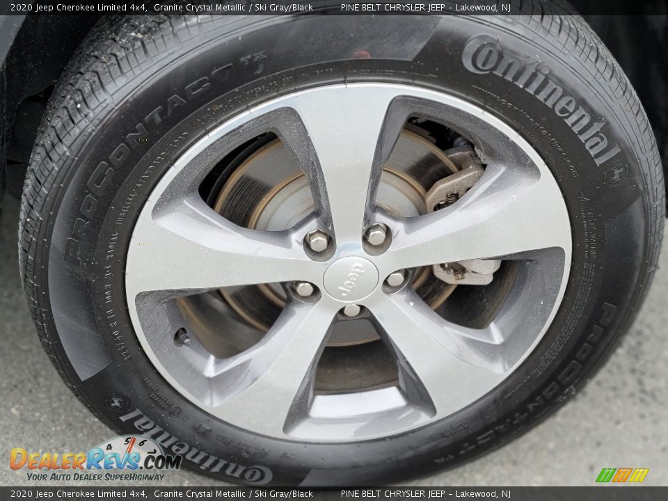 2020 Jeep Cherokee Limited 4x4 Granite Crystal Metallic / Ski Gray/Black Photo #30