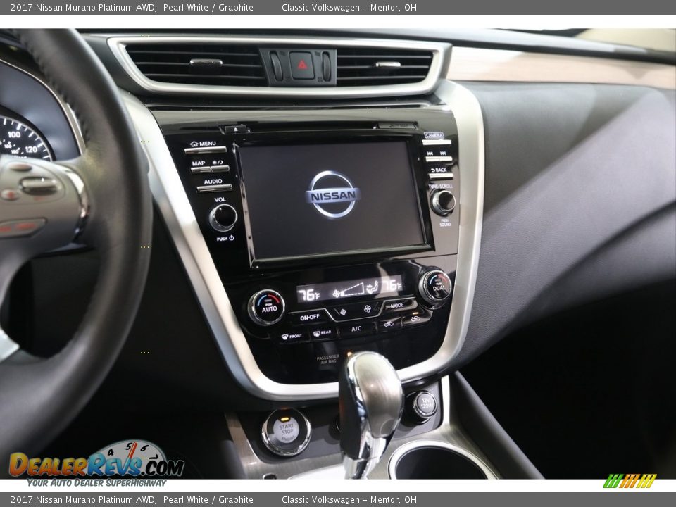 2017 Nissan Murano Platinum AWD Pearl White / Graphite Photo #10