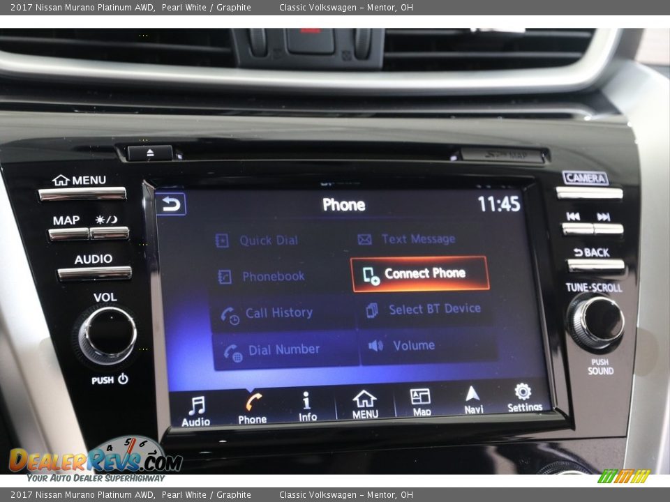 2017 Nissan Murano Platinum AWD Pearl White / Graphite Photo #13