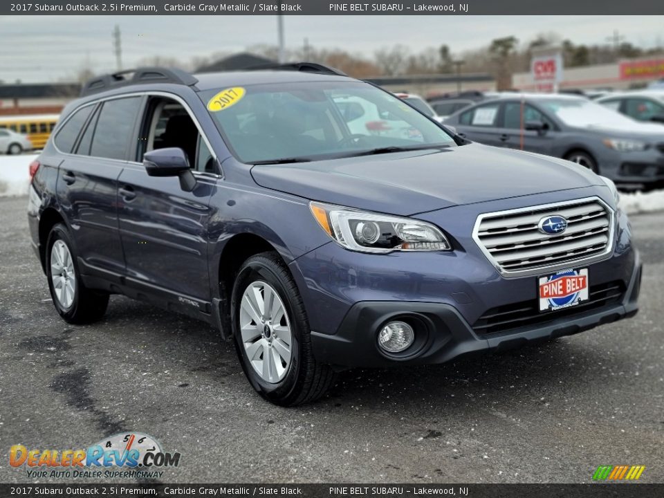 2017 Subaru Outback 2.5i Premium Carbide Gray Metallic / Slate Black Photo #7