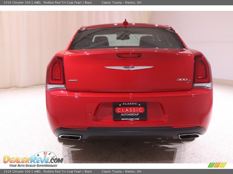 2016 Chrysler 300 S AWD Redline Red Tri-Coat Pearl / Black Photo #21