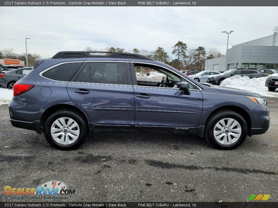 2017 Subaru Outback 2.5i Premium Carbide Gray Metallic / Slate Black Photo #14