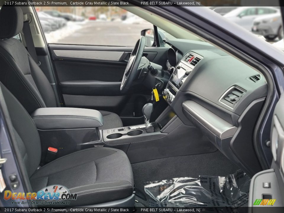 2017 Subaru Outback 2.5i Premium Carbide Gray Metallic / Slate Black Photo #17