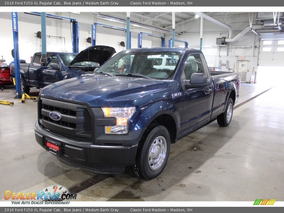 2016 Ford F150 XL Regular Cab Blue Jeans / Medium Earth Gray Photo #1