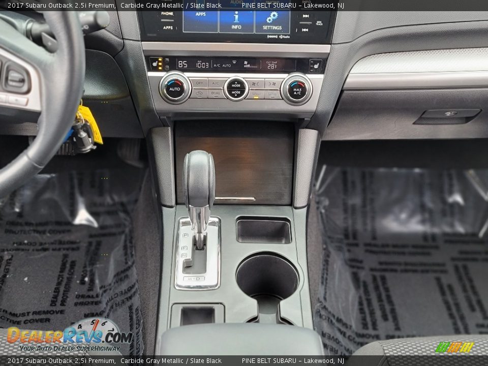 2017 Subaru Outback 2.5i Premium Carbide Gray Metallic / Slate Black Photo #23