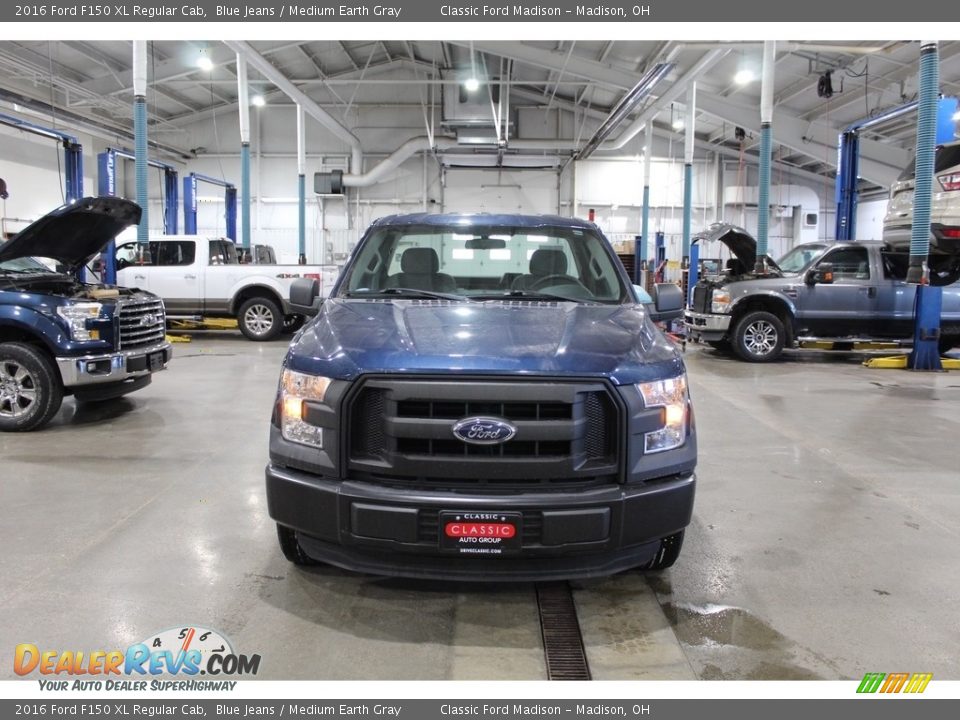 2016 Ford F150 XL Regular Cab Blue Jeans / Medium Earth Gray Photo #2
