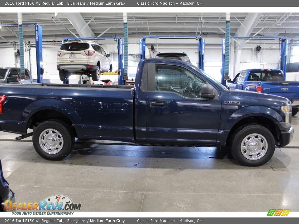 2016 Ford F150 XL Regular Cab Blue Jeans / Medium Earth Gray Photo #4