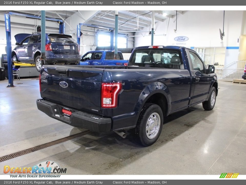 2016 Ford F150 XL Regular Cab Blue Jeans / Medium Earth Gray Photo #5