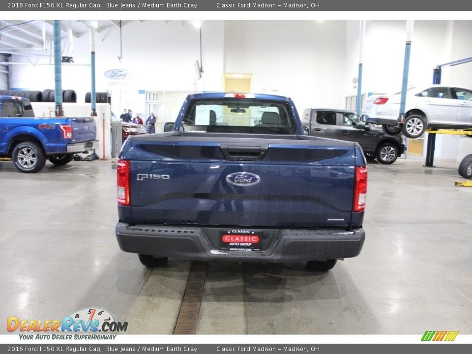 2016 Ford F150 XL Regular Cab Blue Jeans / Medium Earth Gray Photo #6