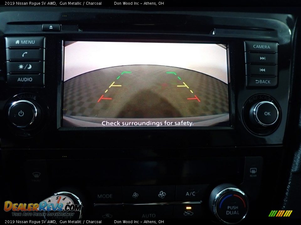 2019 Nissan Rogue SV AWD Gun Metallic / Charcoal Photo #3
