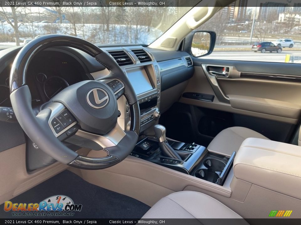 2021 Lexus GX 460 Premium Black Onyx / Sepia Photo #2