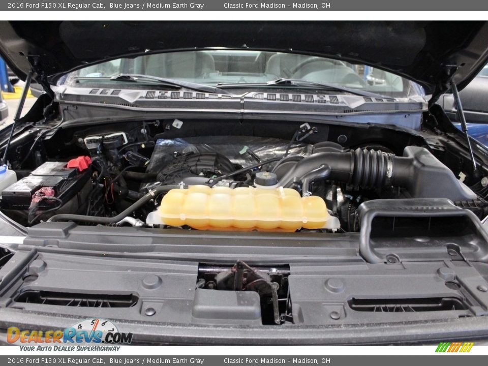 2016 Ford F150 XL Regular Cab Blue Jeans / Medium Earth Gray Photo #11