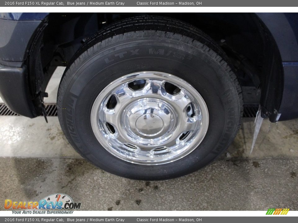 2016 Ford F150 XL Regular Cab Blue Jeans / Medium Earth Gray Photo #12