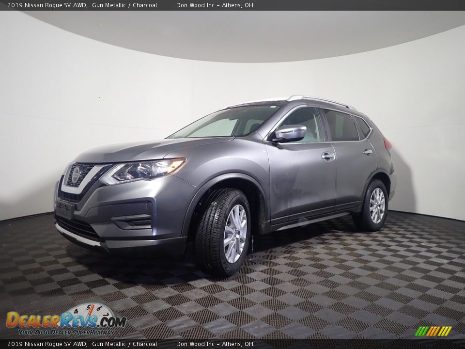 2019 Nissan Rogue SV AWD Gun Metallic / Charcoal Photo #8