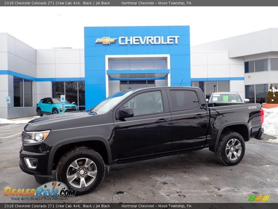 2018 Chevrolet Colorado Z71 Crew Cab 4x4 Black / Jet Black Photo #1