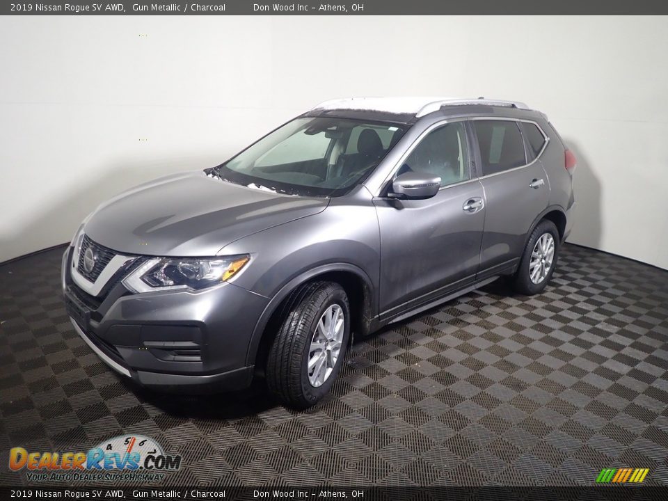 2019 Nissan Rogue SV AWD Gun Metallic / Charcoal Photo #9