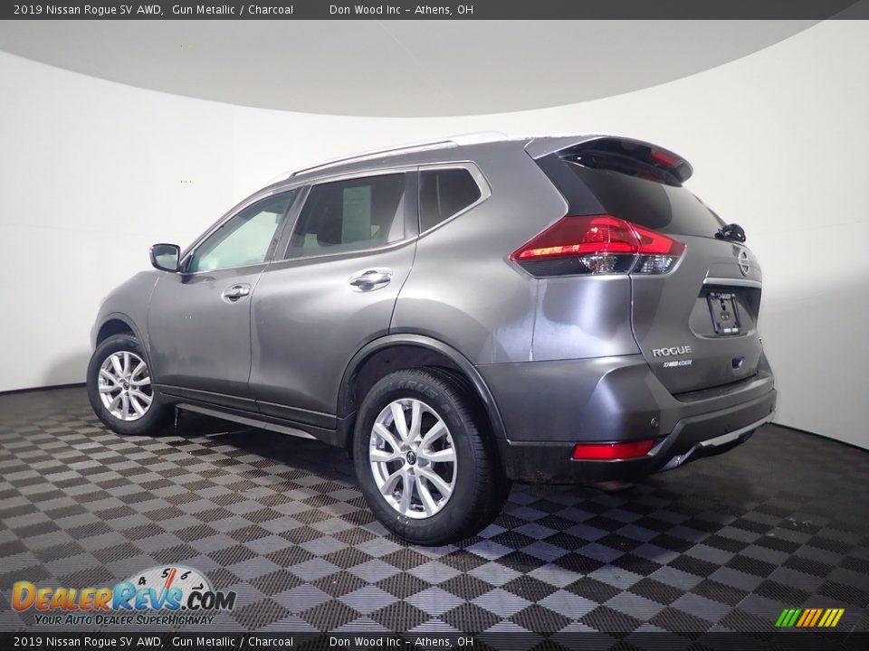 2019 Nissan Rogue SV AWD Gun Metallic / Charcoal Photo #11