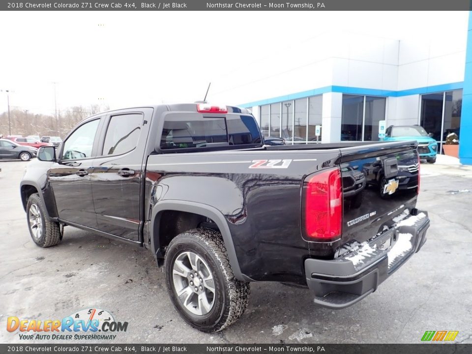 2018 Chevrolet Colorado Z71 Crew Cab 4x4 Black / Jet Black Photo #4