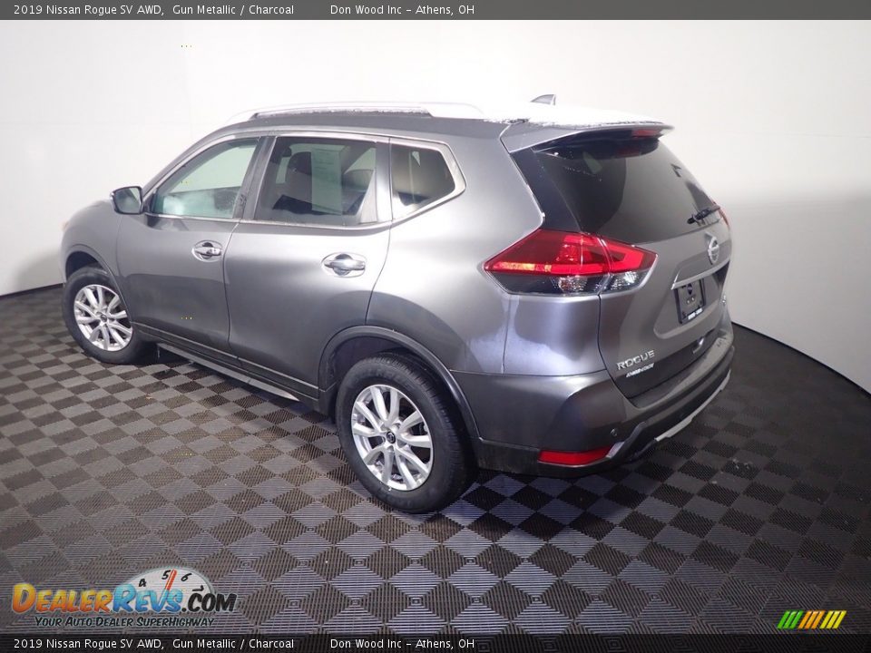 2019 Nissan Rogue SV AWD Gun Metallic / Charcoal Photo #12