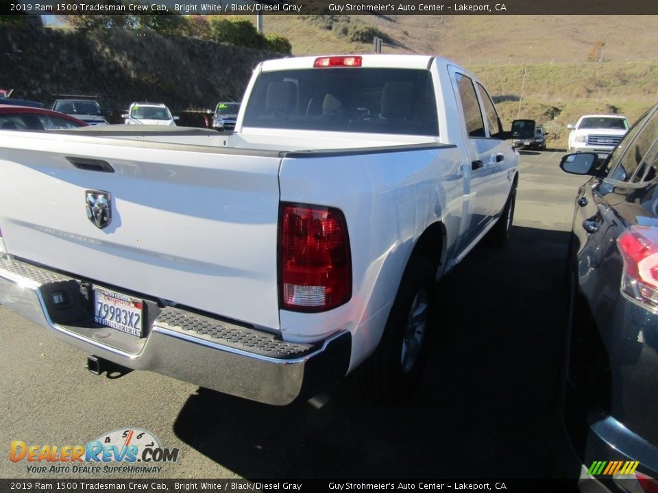 2019 Ram 1500 Tradesman Crew Cab Bright White / Black/Diesel Gray Photo #11