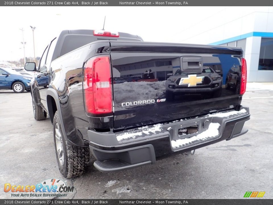 2018 Chevrolet Colorado Z71 Crew Cab 4x4 Black / Jet Black Photo #5