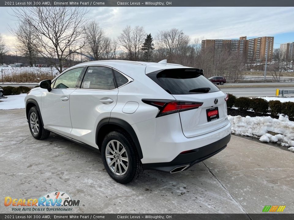 2021 Lexus NX 300 AWD Eminent White Pearl / Creme Photo #3