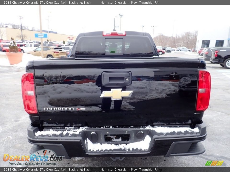 2018 Chevrolet Colorado Z71 Crew Cab 4x4 Black / Jet Black Photo #6