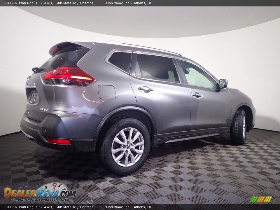 2019 Nissan Rogue SV AWD Gun Metallic / Charcoal Photo #17