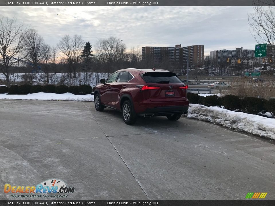 2021 Lexus NX 300 AWD Matador Red Mica / Creme Photo #4