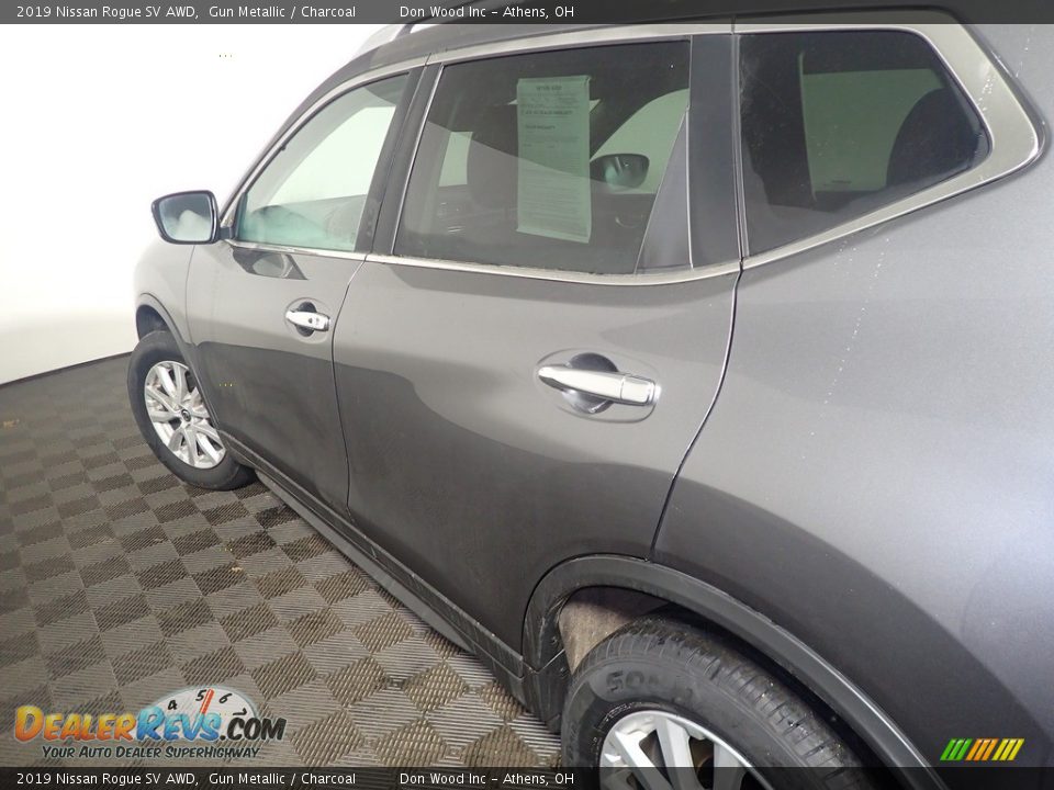 2019 Nissan Rogue SV AWD Gun Metallic / Charcoal Photo #19