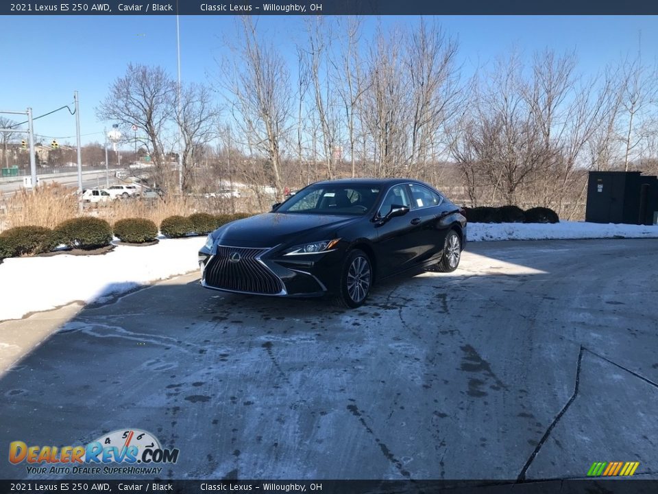 2021 Lexus ES 250 AWD Caviar / Black Photo #1