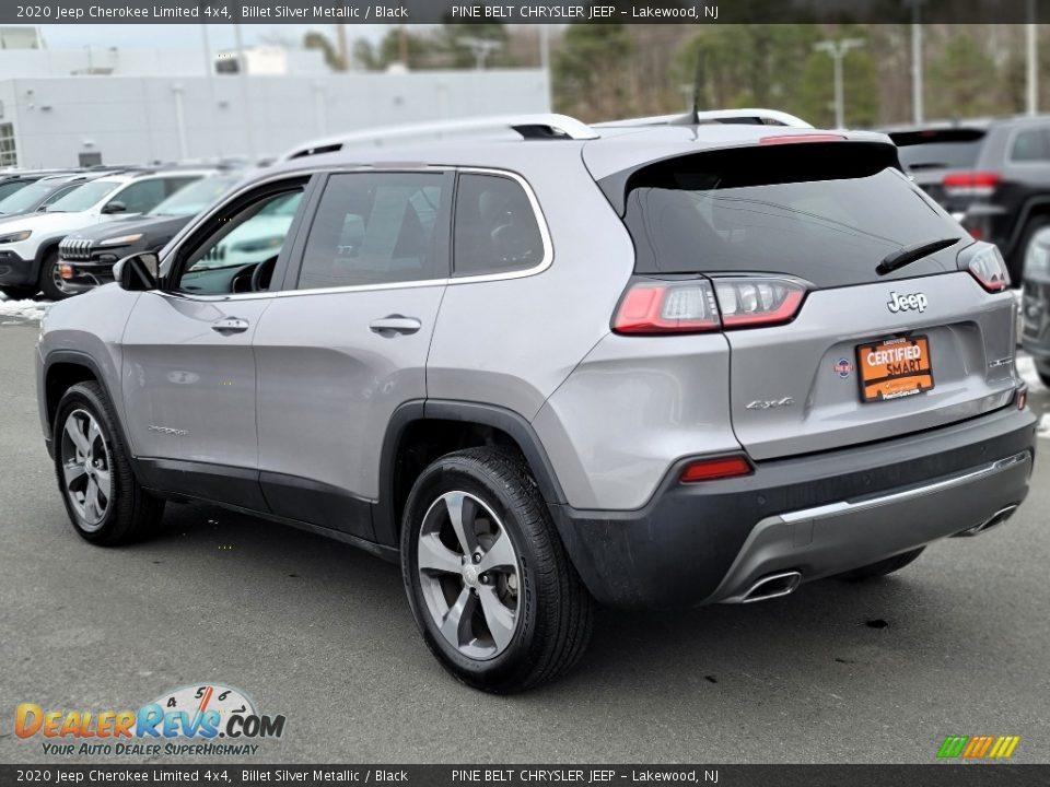 2020 Jeep Cherokee Limited 4x4 Billet Silver Metallic / Black Photo #18